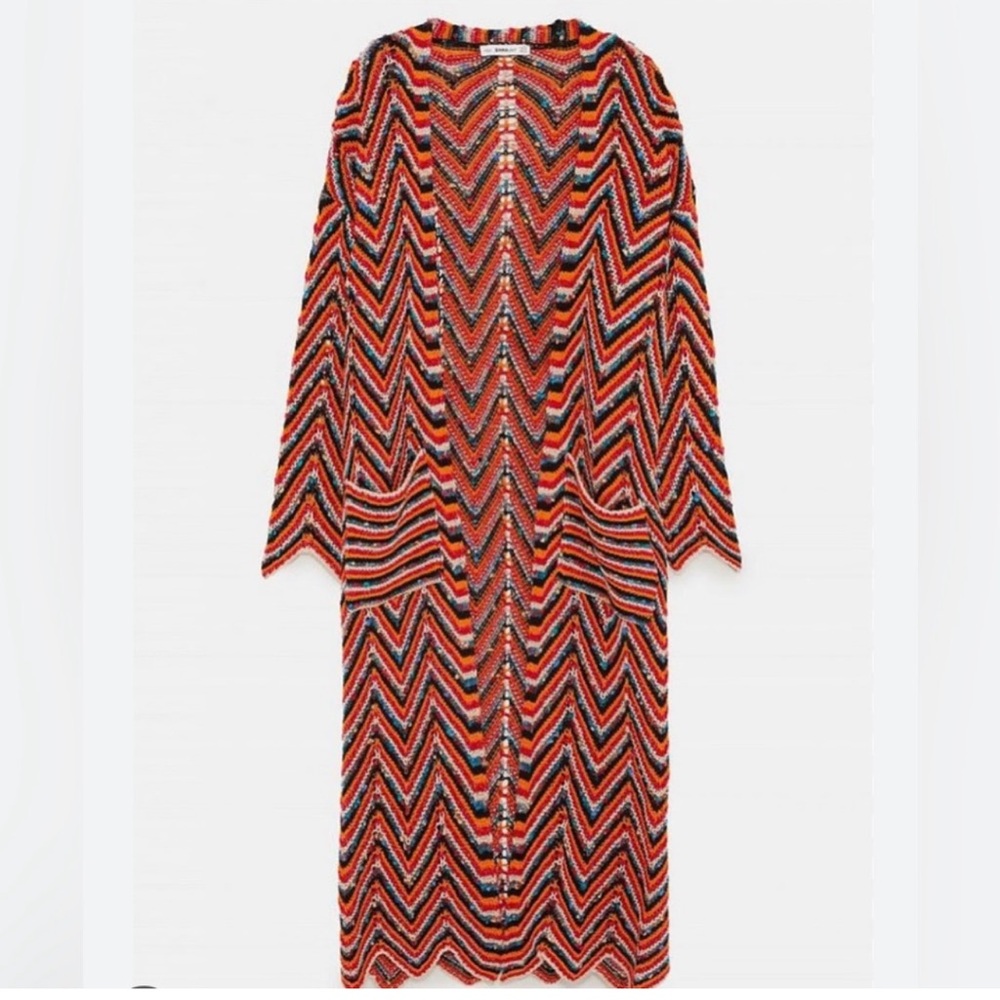 Zara Long Knit Cardigan
